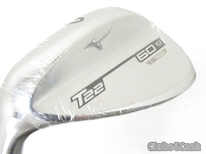 Mizuno T22 Wedge Chrome C Grind Dynamic Gold Tour Issue S400 60° 10 LEFT LH  NEW