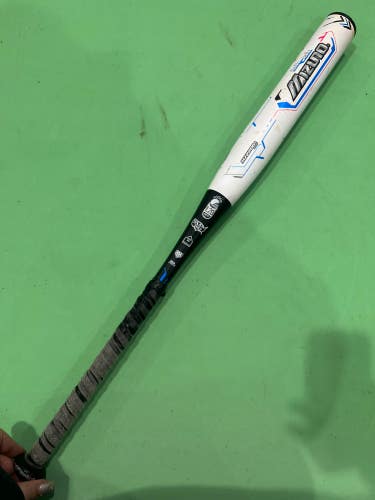 White Used 2018 Mizuno Finch Bat (-13) Alloy 18 oz 31"