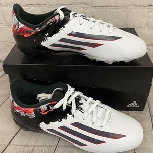 Adidas Messi 10.3 FG J Youth Soccer Cleats Future White Granite Scarlet US 4.5
