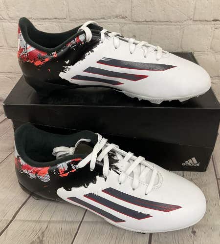 Adidas Messi 10.3 FG J Youth Soccer Cleats Future White Granite Scarlet US 4.5