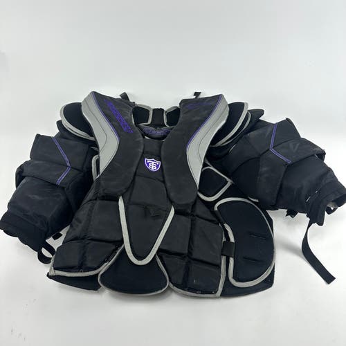 Used Black and Purple Passau Chest Protector | Senior Large | C481