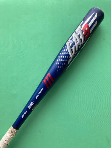 Used BBCOR Certified 2021 Marucci CAT9 Pastime Bat  (-3)