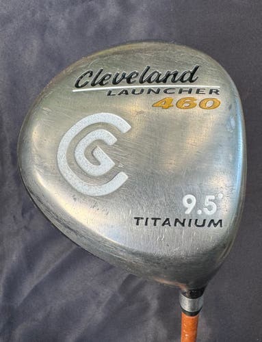 Cleveland Launcher Gold 460 9.5 degree 55 gram titanium driver regular flex right hand