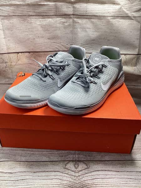 Nike Free RN 2018 Running Shoes Sneakers Wolf Grey White 942836