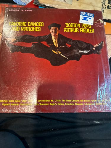 Favorite Dances And Marches Boston Pops Arthur Fielder Vinyl