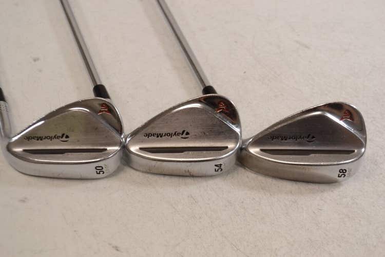 TaylorMade Milled Grind 2 50*,54*,58* Wedge Set Right NS Pro Steel # 173611