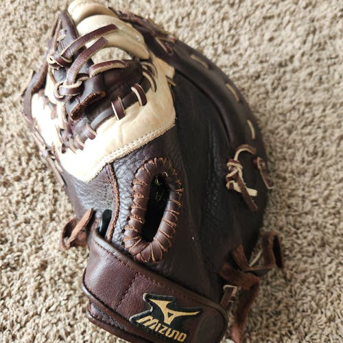 Mizuno Left Hand Throw First Base Franchise Baseball Glove 12.5" Game Ready. GENUINE LEATHER