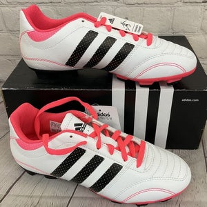 Adidas G64836 Matteo Nua TRX FG Women's Soccer Cleats White Black Pink US Size 5