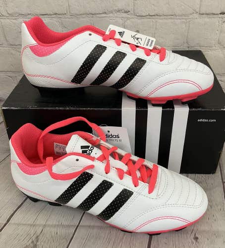 Adidas G64836 Matteo Nua TRX FG Women's Soccer Cleats White Black Pink US Size 5