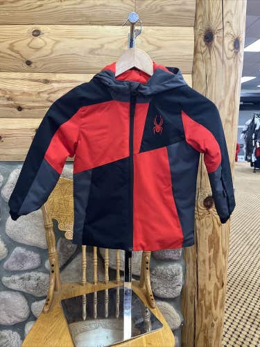 Spyder Boys Mini Ambush Jacket, Ski Snowboard Insulated Winter Jacket Size 3