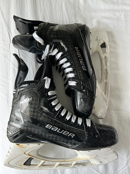 Used Senior Bauer Extra Wide Width Pro Stock 7 Supreme Mach Hockey Skates