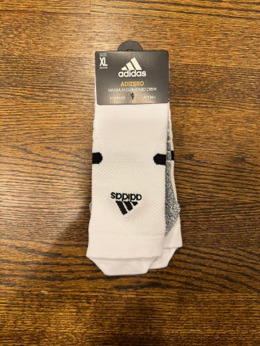 Brand New White New XL Adizero Socks