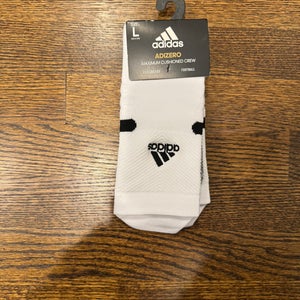 Brand New White New L Adizero Socks