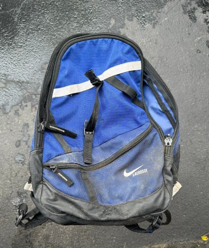 Blue Lacrosse Backpack/Bag