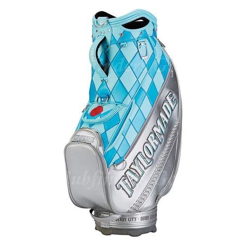 NEW TaylorMade 2024 PGA Championship Turquoise/Silver Staff Bag w/ Raincover