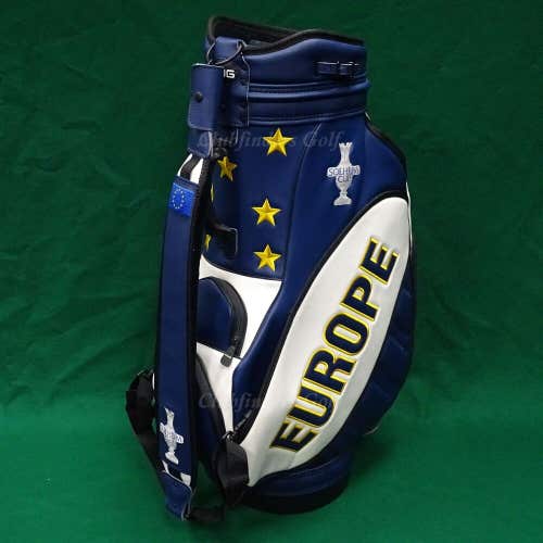 Ping Solheim Cup Europe Blue/White/Gold 10" OD Golf Staff Bag w/ Raincover