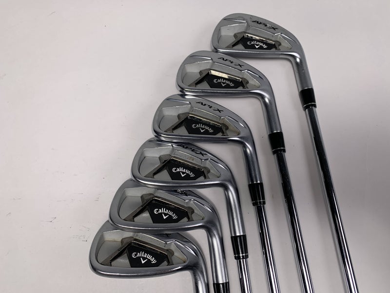 Callaway Apex 21 Iron Set 5-PW True Temper Elevate MPH 95g Stiff Steel Mens RH