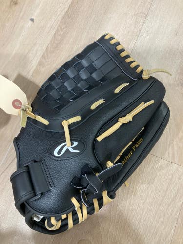 Brown Used Adult Rawlings RSB Right Hand Throw Pitcher's Softball Glove 13"
