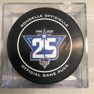 Rimouski Oceanic 25th Anniversary puck