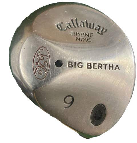 Callaway 9 Wood Divine Nine Big Bertha War Bird Regular Flex 40.5" New Grip RH