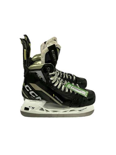 Used Ccm Tacks As-v Senior Ice Hockey Skates Size 9ee