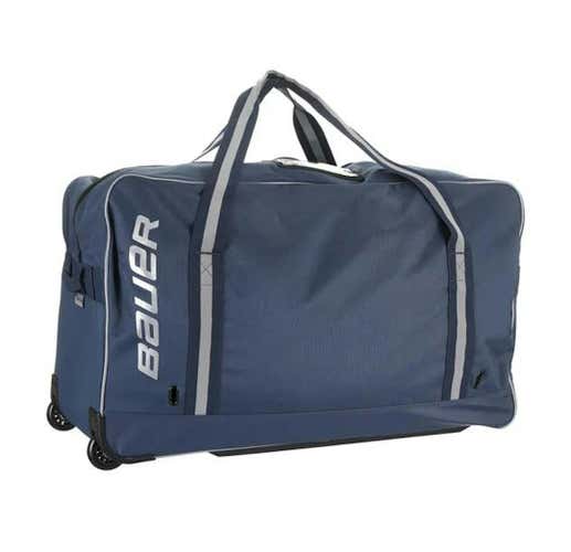 New Bauer Core Wheeled Bag Navy Jr