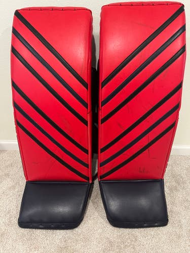 Used 34+1" Factory Mad Goalie Leg Pads