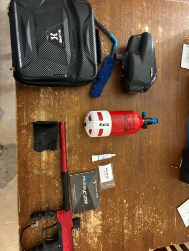 Used Electric Paintball Marker Set