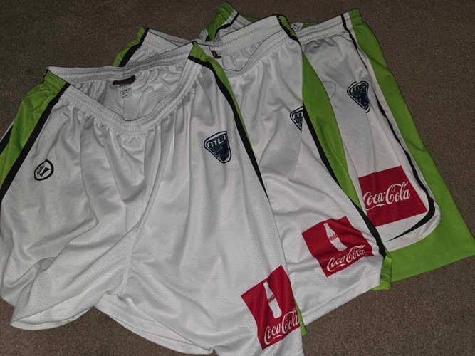 New York Lizards Game Worn Used Warrior Lacrosse Shorts Lot of 3: RESERVED