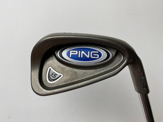 Ping i5 Single 6 Iron Maroon Dot 5* Up True Temper Regular Steel Mens RH