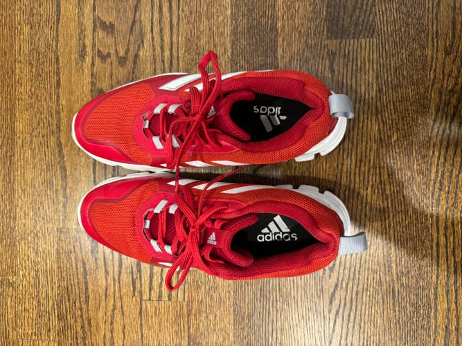 Gently Used Red Size 10 (Women's 11) Adult Men's Adidas Shoes