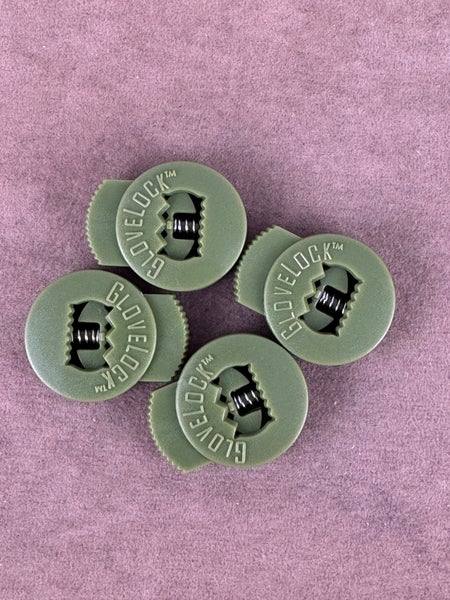 New Military Green Glove Locks Keep Baseball Glove Laces Tight Free Shipping USA Only