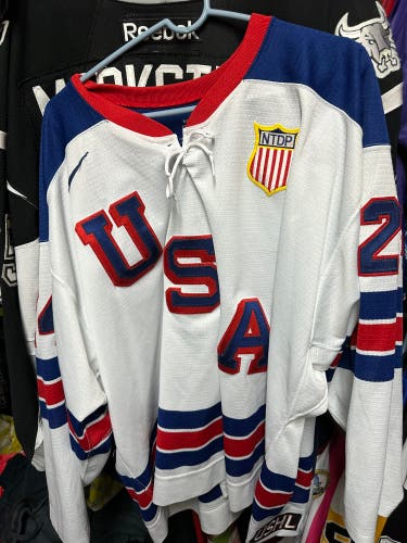 USA NTDP USHL game used jersey
