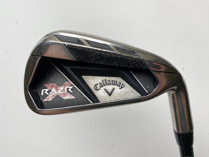 Callaway Razr X Single 6 Iron 75g Regular Graphite Mens RH