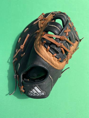 Used Kid Pitch (9YO-13YO) Adidas Right Hand Throw First Base Baseball Glove 12"