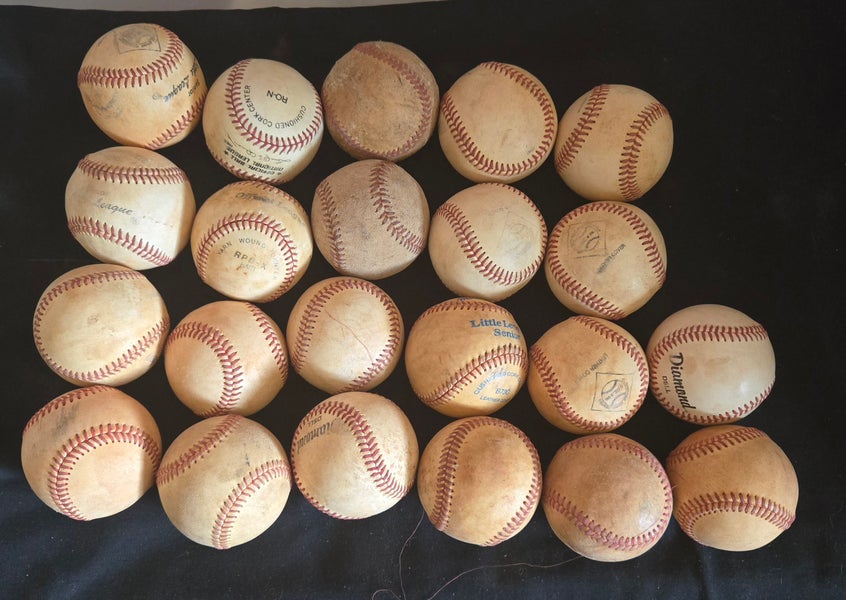 22 Used Leather Baseballs
