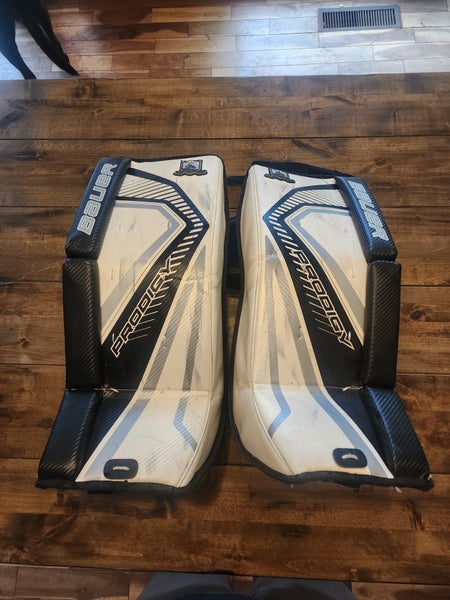 Used Large Bauer Prodigy Goalie Leg Pads