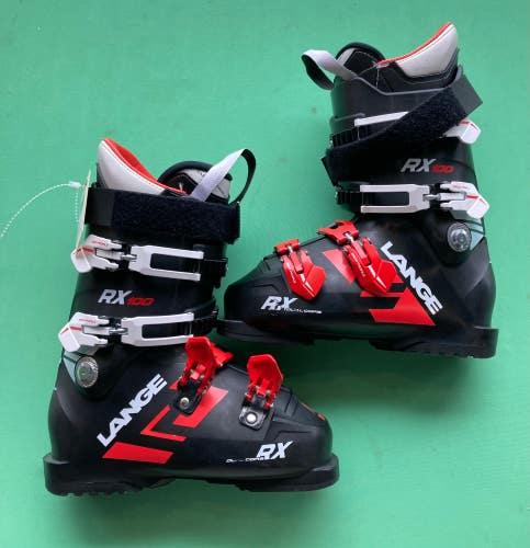 Used Men's Lange RX 100 Ski Boots Mondo Size 24.0 & 24.5