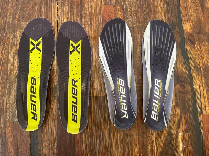 2 Pack - Bauer Skate Insoles 7.5 Fit 2 From Hyperlite2 And Shadow