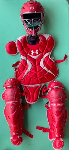 Used Junior Under Armour Victory Series Catcher's Set (Aged 9-12)