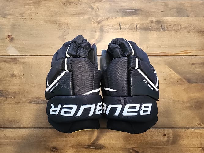 Used Bauer Supreme Ultrasonic Gloves 9"