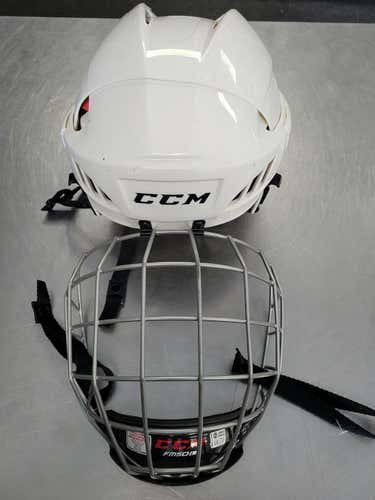 Used Ccm 50 Lg Hockey Helmets