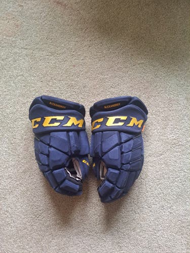 Used CCM Jetspeed FT1 Gloves 14" Pro Stock