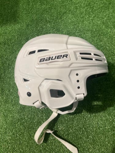 White Used Medium Bauer IMS 5.0 Helmet