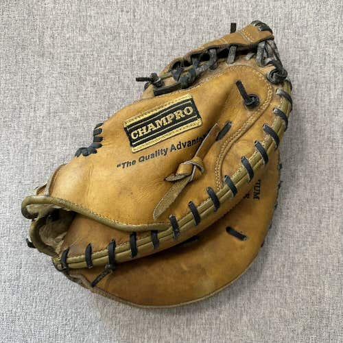 Champro Pro Classic 1000 Catchers Mitt Glove RHT Right Handed Throw Cowhide