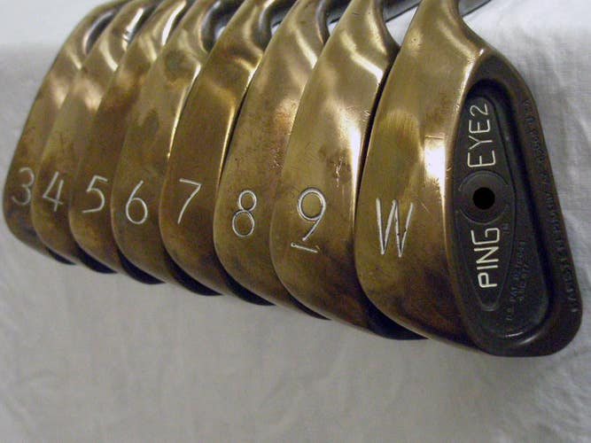 Ping Eye 2 Beryllium Copper Iron Set 3-PW Black (Steel Microtaper Stiff) BeCu