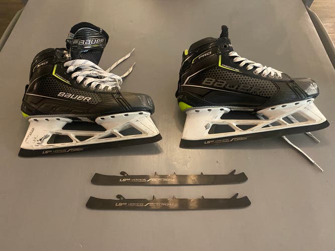 Used Senior Bauer Stanceflex Pro Hockey Goalie Skates 10