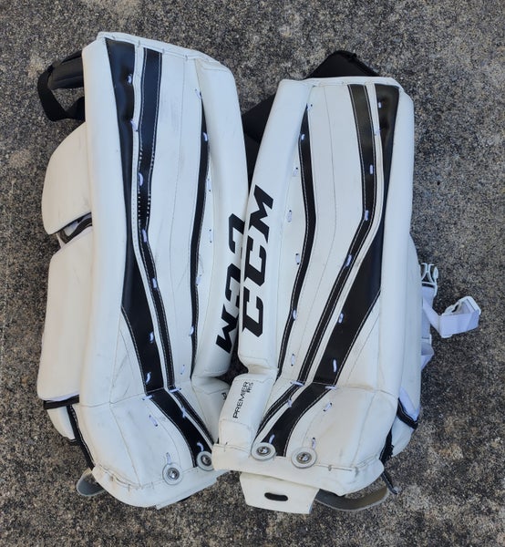 Used 21" CCM Premier R1.5 Goalie Leg Pads