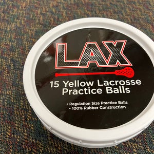 LAX yellow practice balls - lacrosse balls