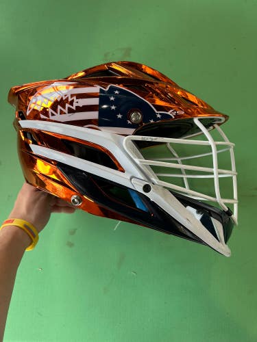 Used Chrome Orange Cascade XRS Youth Helmet